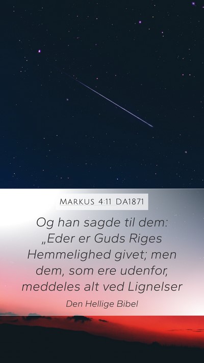 Markus 4:11 DA1871 Bible Verse Image
