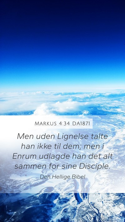Markus 4:34 DA1871 Bible Verse Image