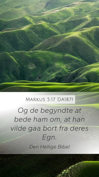 Markus 5:17 DA1871 Bible Verse Image