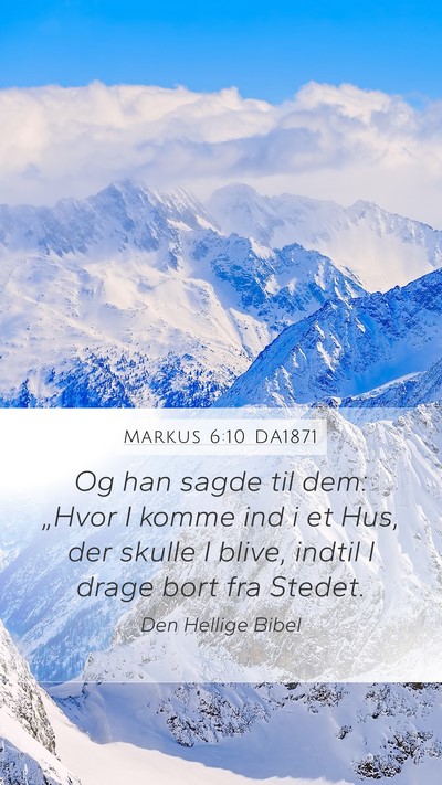 Markus 6:10 DA1871 Bible Verse Image