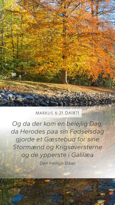 Markus 6:21 DA1871 Bible Verse Image