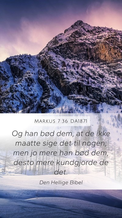 Markus 7:36 DA1871 Bible Verse Image