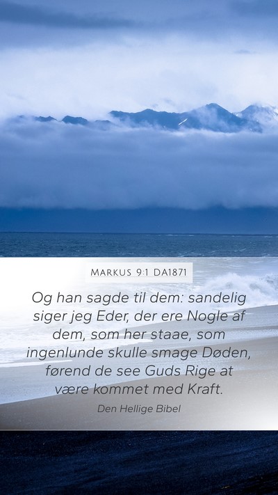 Markus 9:1 DA1871 Bible Verse Image