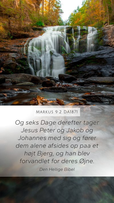 Markus 9:2 DA1871 Bible Verse Image