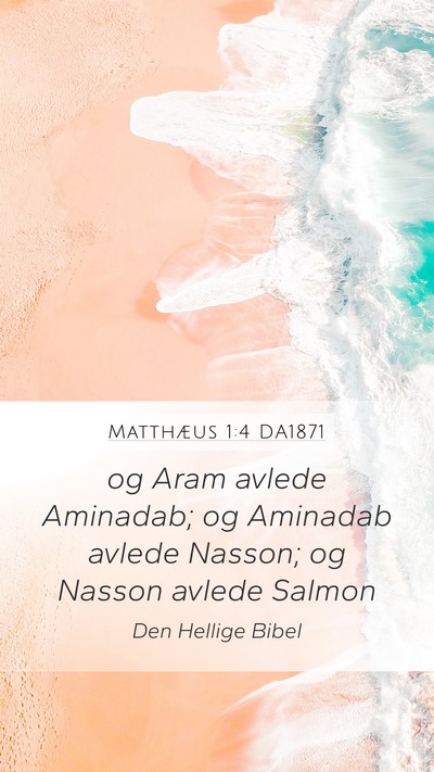 Matthæus 1:4 DA1871 Bible Verse Image