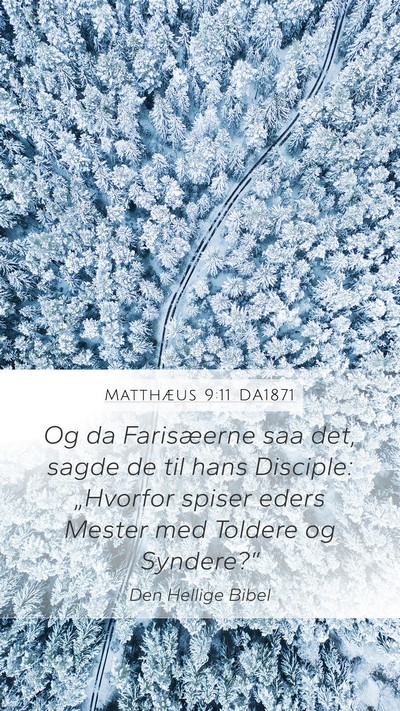 Matthæus 9:11 DA1871 Bible Verse Image