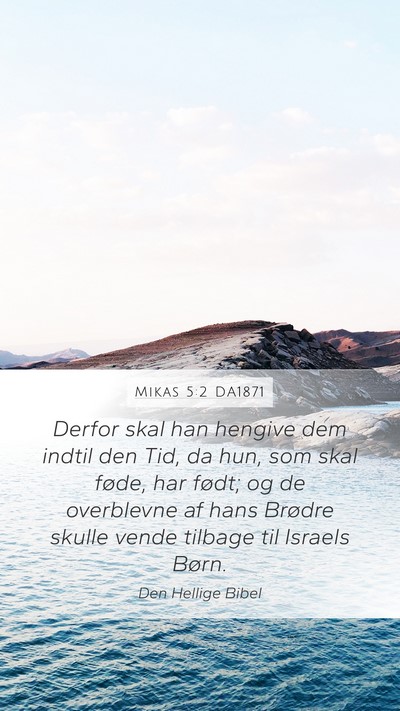 Mikas 5:2 DA1871 Bible Verse Image