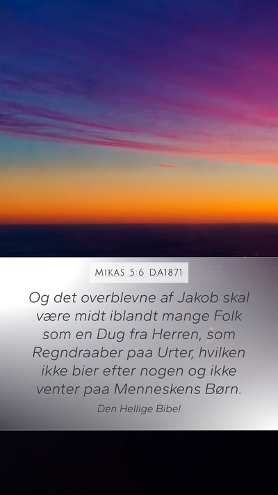 Mikas 5:6 DA1871 Bible Verse Image
