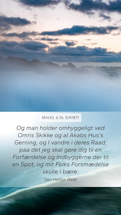 Mikas 6:16 DA1871 Bible Verse Image