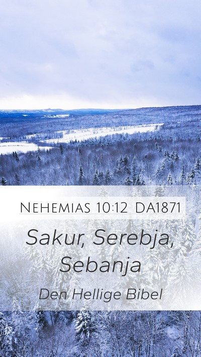 Nehemias 10:12 DA1871 Bible Verse Image