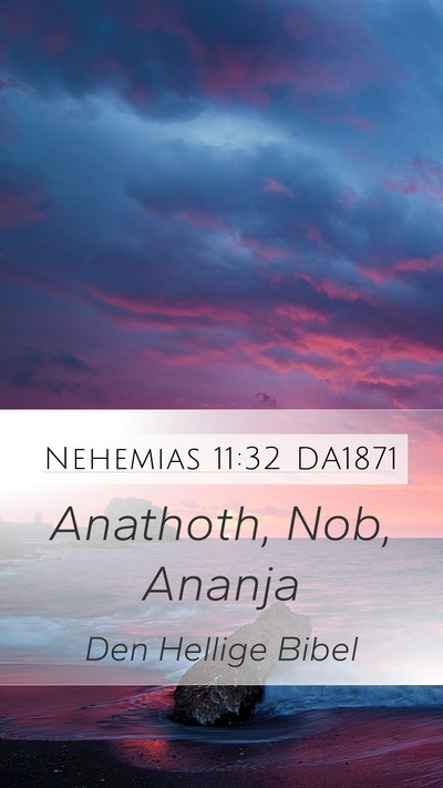 Nehemias 11:32 DA1871 Bible Verse Image