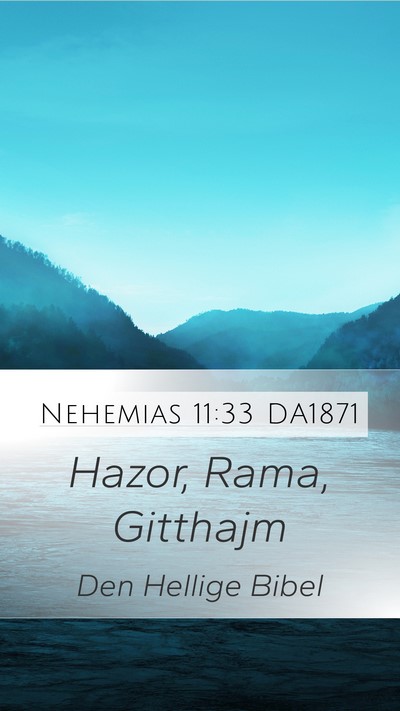 Nehemias 11:33 DA1871 Bible Verse Image