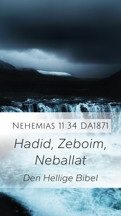 Nehemias 11:34 DA1871 Bible Verse Image