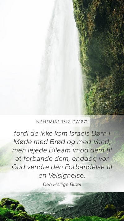 Nehemias 13:2 DA1871 Bible Verse Image