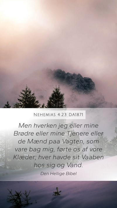Nehemias 4:23 DA1871 Bible Verse Image