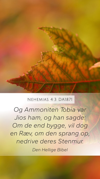Nehemias 4:3 DA1871 Bible Verse Image