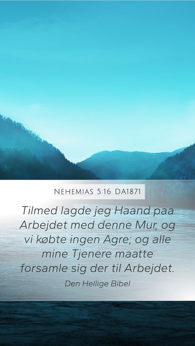 Nehemias 5:16 DA1871 Bible Verse Image