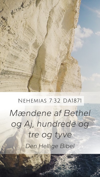 Nehemias 7:32 DA1871 Bible Verse Image
