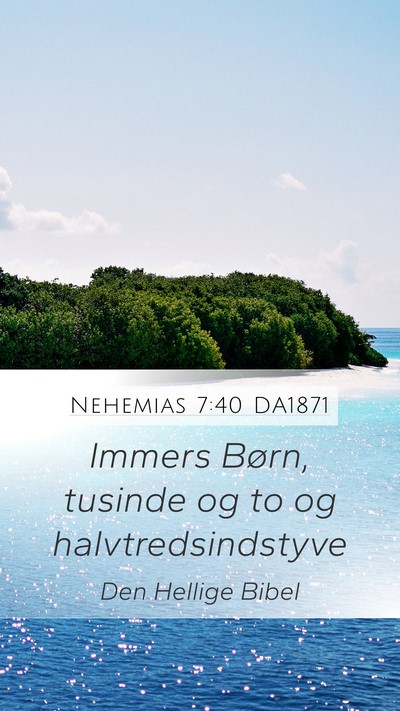 Nehemias 7:40 DA1871 Bible Verse Image