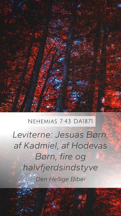 Nehemias 7:43 DA1871 Bible Verse Image