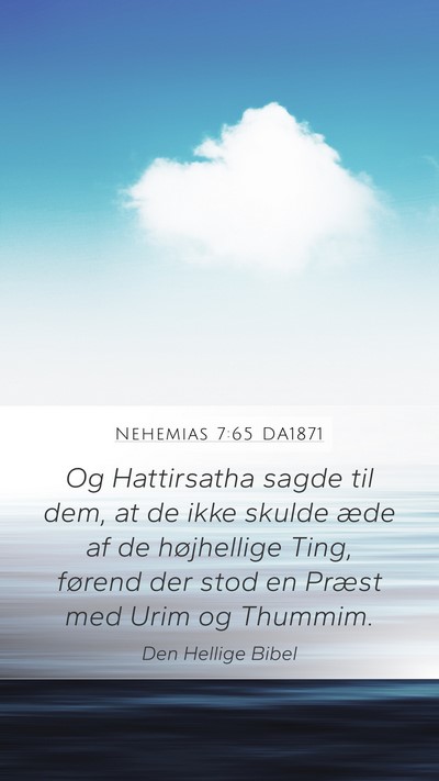 Nehemias 7:65 DA1871 Bible Verse Image