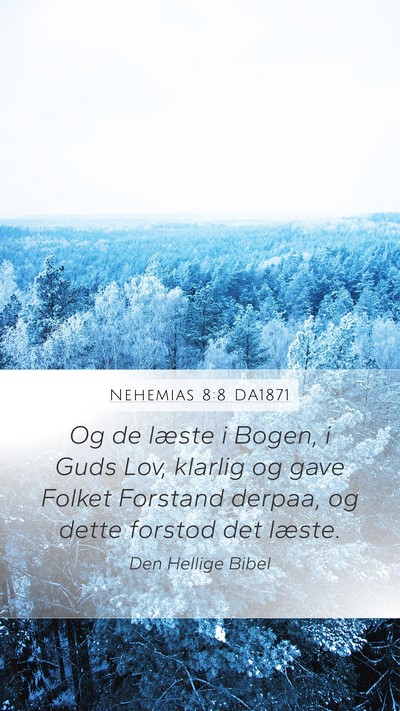 Nehemias 8:8 DA1871 Bible Verse Image