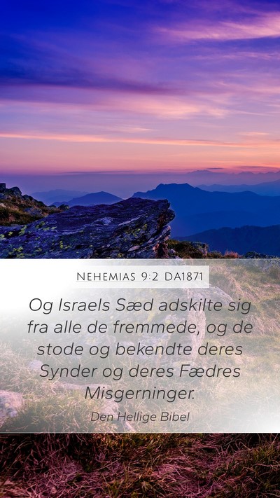 Nehemias 9:2 DA1871 Bible Verse Image