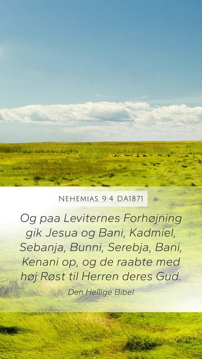 Nehemias 9:4 DA1871 Bible Verse Image