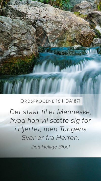Ordsprogene 16:1 DA1871 Bible Verse Image