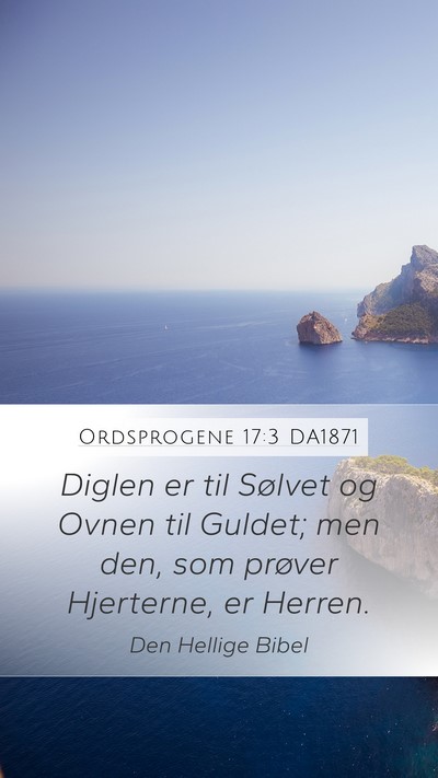 Ordsprogene 17:3 DA1871 Bible Verse Image