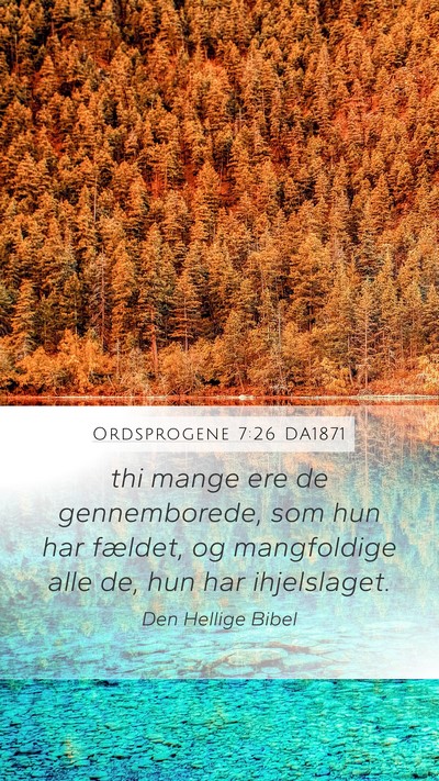 Ordsprogene 7:26 DA1871 Bible Verse Image