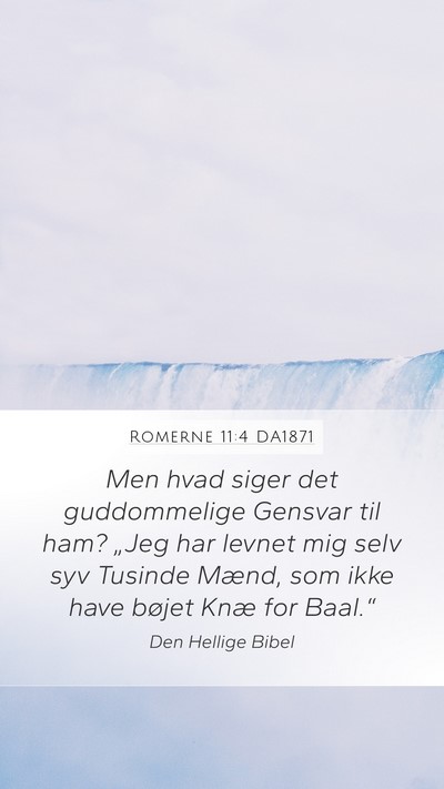 Romerne 11:4 DA1871 Bible Verse Image