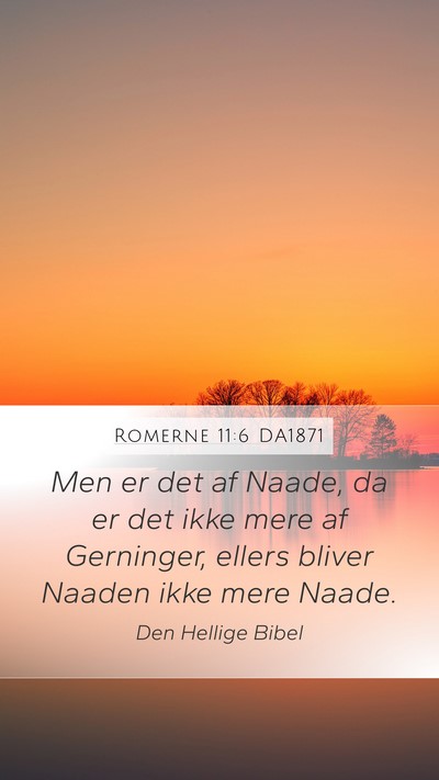 Romerne 11:6 DA1871 Bible Verse Image