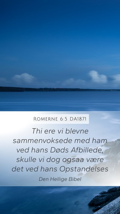 Romerne 6:5 DA1871 Bible Verse Image