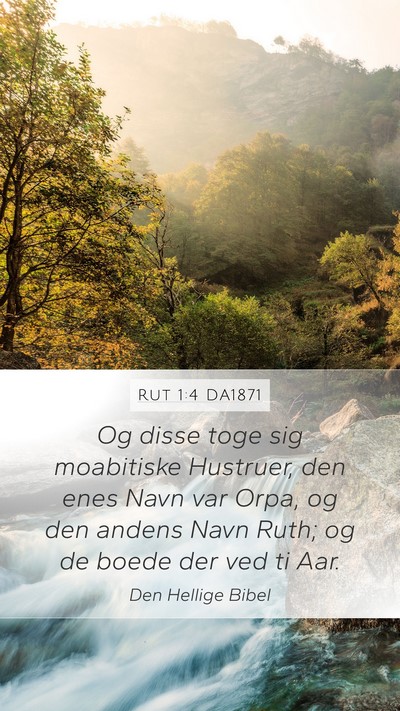 Rut 1:4 DA1871 Bible Verse Image