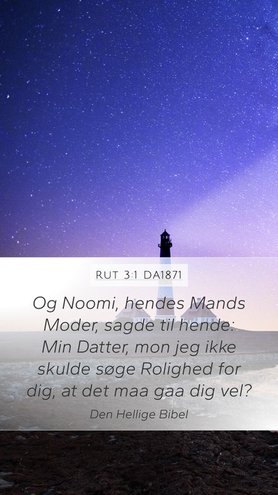 Rut 3:1 DA1871 Bible Verse Image