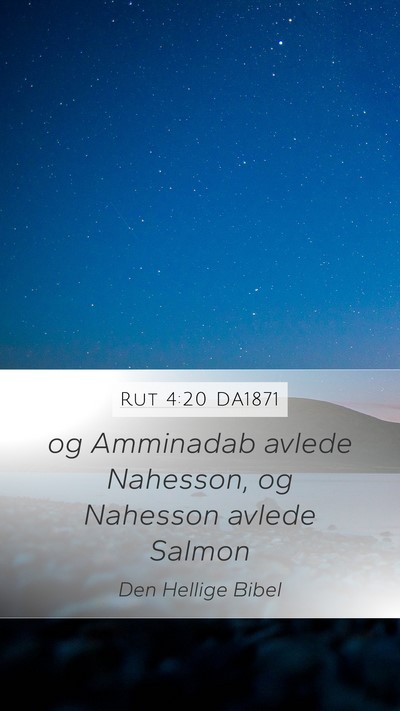 Rut 4:20 DA1871 Bible Verse Image