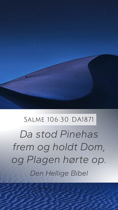 Salme 106:30 DA1871 Bible Verse Image