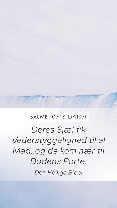 Salme 107:18 DA1871 Bible Verse Image