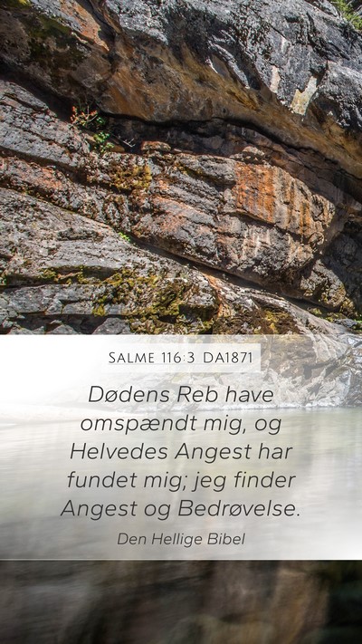 Salme 116:3 DA1871 Bible Verse Image