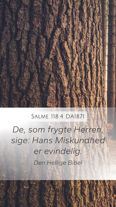 Salme 118:4 DA1871 Bible Verse Image
