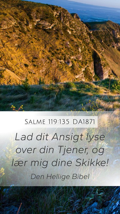 Salme 119:135 DA1871 Bible Verse Image