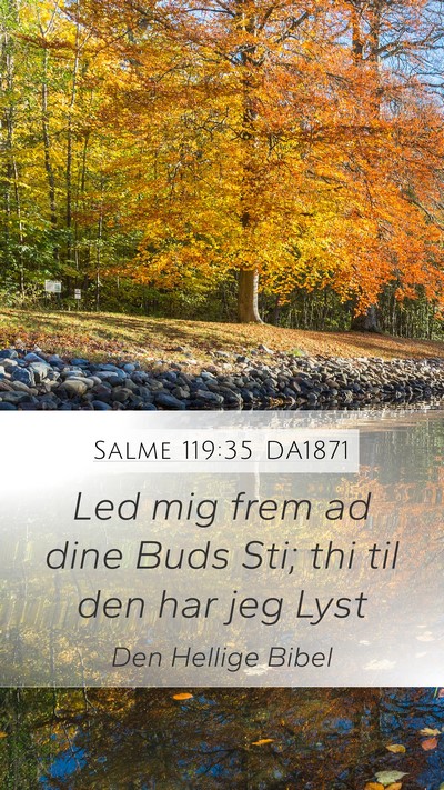 Salme 119:35 DA1871 Bible Verse Image
