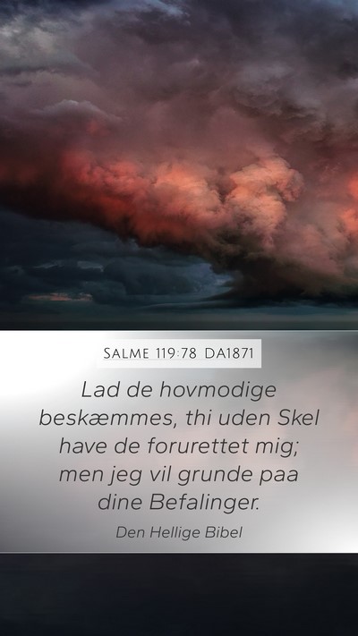 Salme 119:78 DA1871 Bible Verse Image
