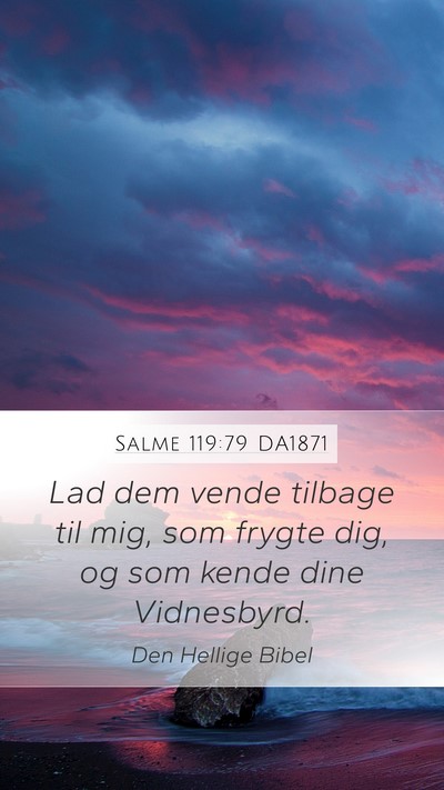 Salme 119:79 DA1871 Bible Verse Image