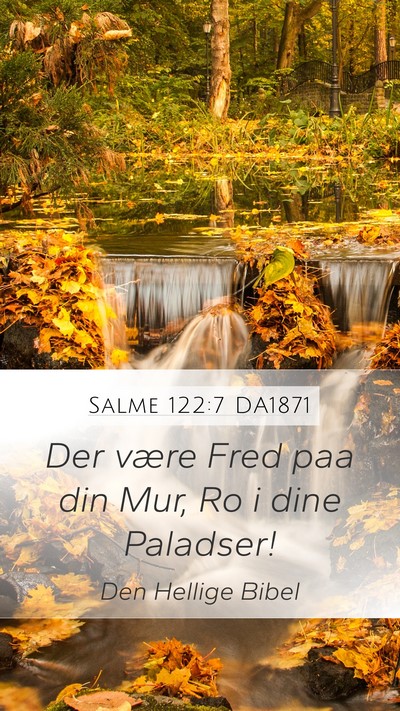 Salme 122:7 DA1871 Bible Verse Image