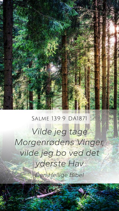 Salme 139:9 DA1871 Bible Verse Image