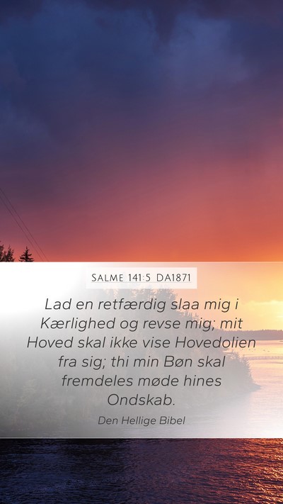 Salme 141:5 DA1871 Bible Verse Image