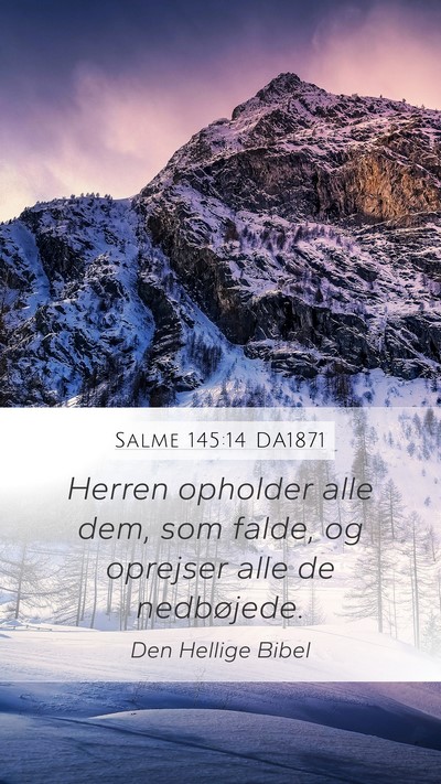 Salme 145:14 DA1871 Bible Verse Image