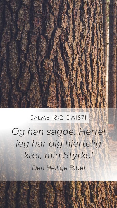 Salme 18:2 DA1871 Bible Verse Image